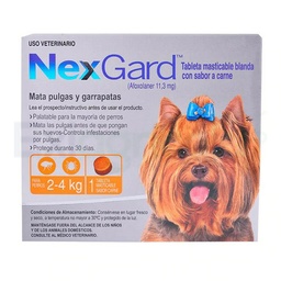 NEXGARD CHAWABLE (2-4 KL)* UND