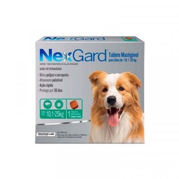 NEXGARD CHEWABLE (10-25 K)L * UND